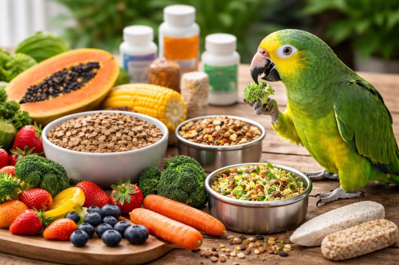Proper nutrition for your parrots. Top 8 Parrot Food & Supplement Products That Support Health, Vitality, and Daily Well-Being